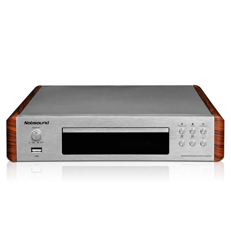 Nobsound DV-525 Высокое качество DVD/CD/USB плеер выходной сигнал коаксиальный/Оптика/RCA/HDMI/S-Video розетки 110-240 В/50 Гц