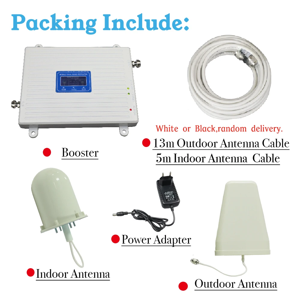 Smart 4g Lte 1800 MHZ Booster LCD GSM Amplificador GSM 2g 4g Booster DCS 1800 Booster Mobile Phone Signal Amplifier Repeater