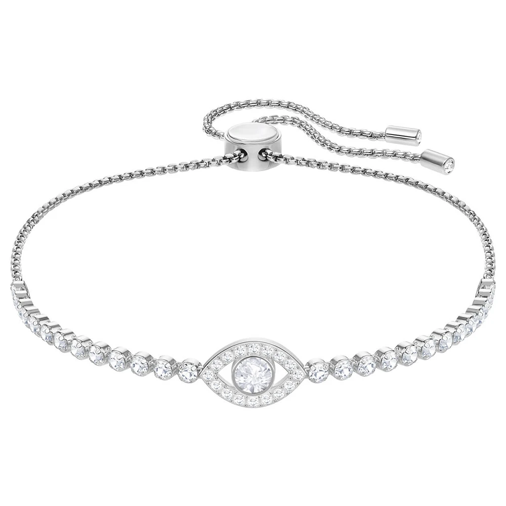 

SWA RO 19th Autumn Devil's Eye New Bracelet Women's White Gold Bracelet Jewelry Anniversary Gift Free Shipping 5368546
