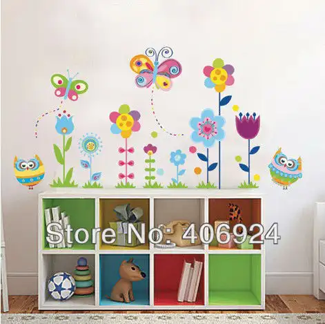 New Arrival Removable Bedroom Wall Decals Nursery School Wall