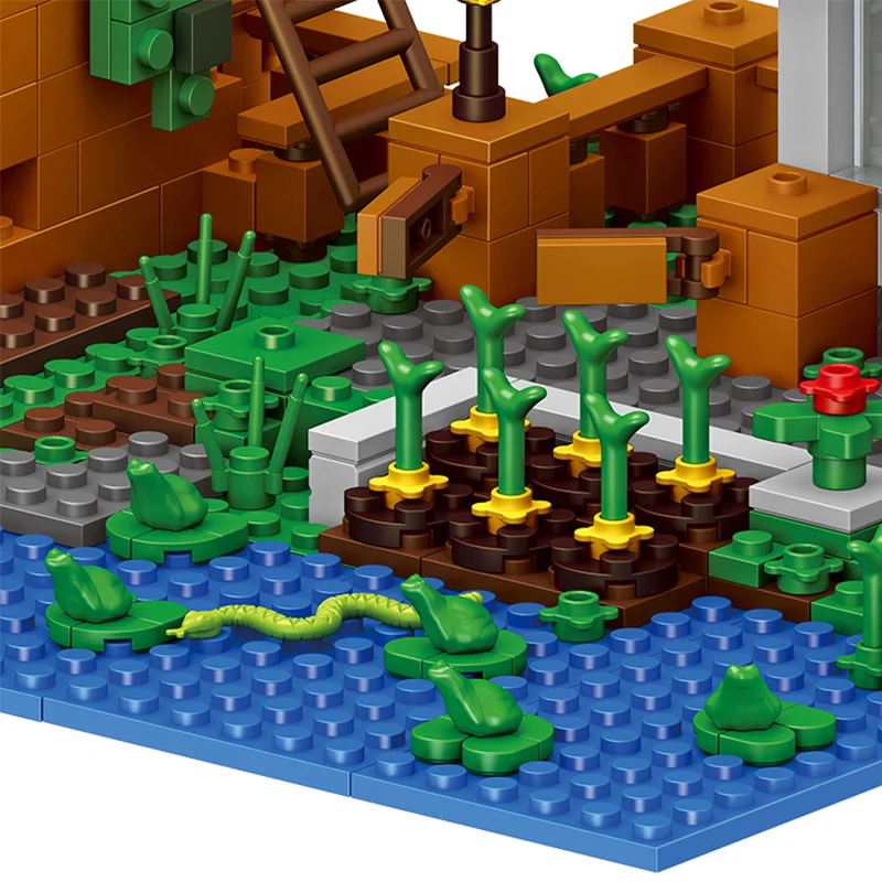 1007pcs-My-World-Water-Castle-Mini-Dragons-Action-Figures-Building-Blocks-Compatible-Legoed-Minecrafted-City-Toys (3)