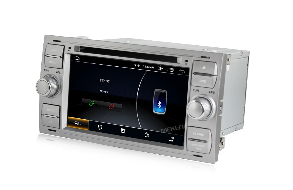 Top MEKEDE Pure Android 8.1 Car DVD GPS Navi Player Stereo Radio Audio For Ford Focus 2 Mondeo S C Max Fiesta Galaxy Connect With 30