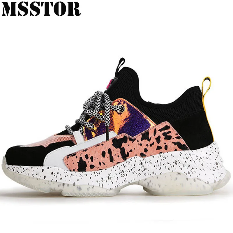 MSSTOR 2019 New Running Shoes For Women Athletic Walking Women's Sport Shoes Casual Fashion Ladies Sneakers Woman Brand 