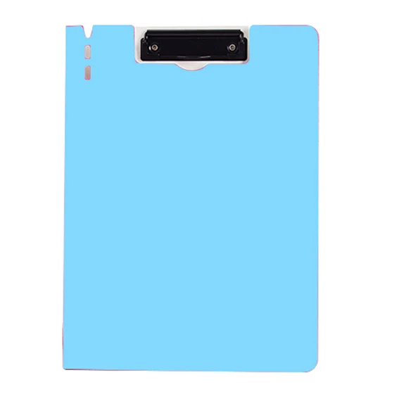 

Affordable A4 Clipboard Foolscap Fold-Over Office Document Holder Filing Clip Board, Blue Quantity:5