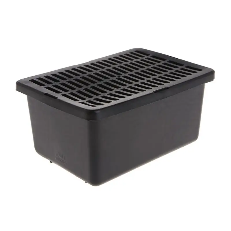 

Reptile Feeder Plastic Case Feeding Breathable Grid For Turtle Lizard Snake Cage Feeding Supplies
