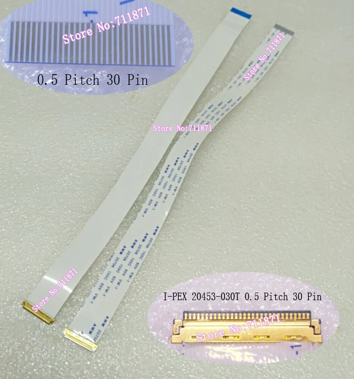 Кабель типа A Type B 25 см 0 5 дюйма 30P экран EDP расстояние между линиями мм 30Pin FPC FFC 20453 030T