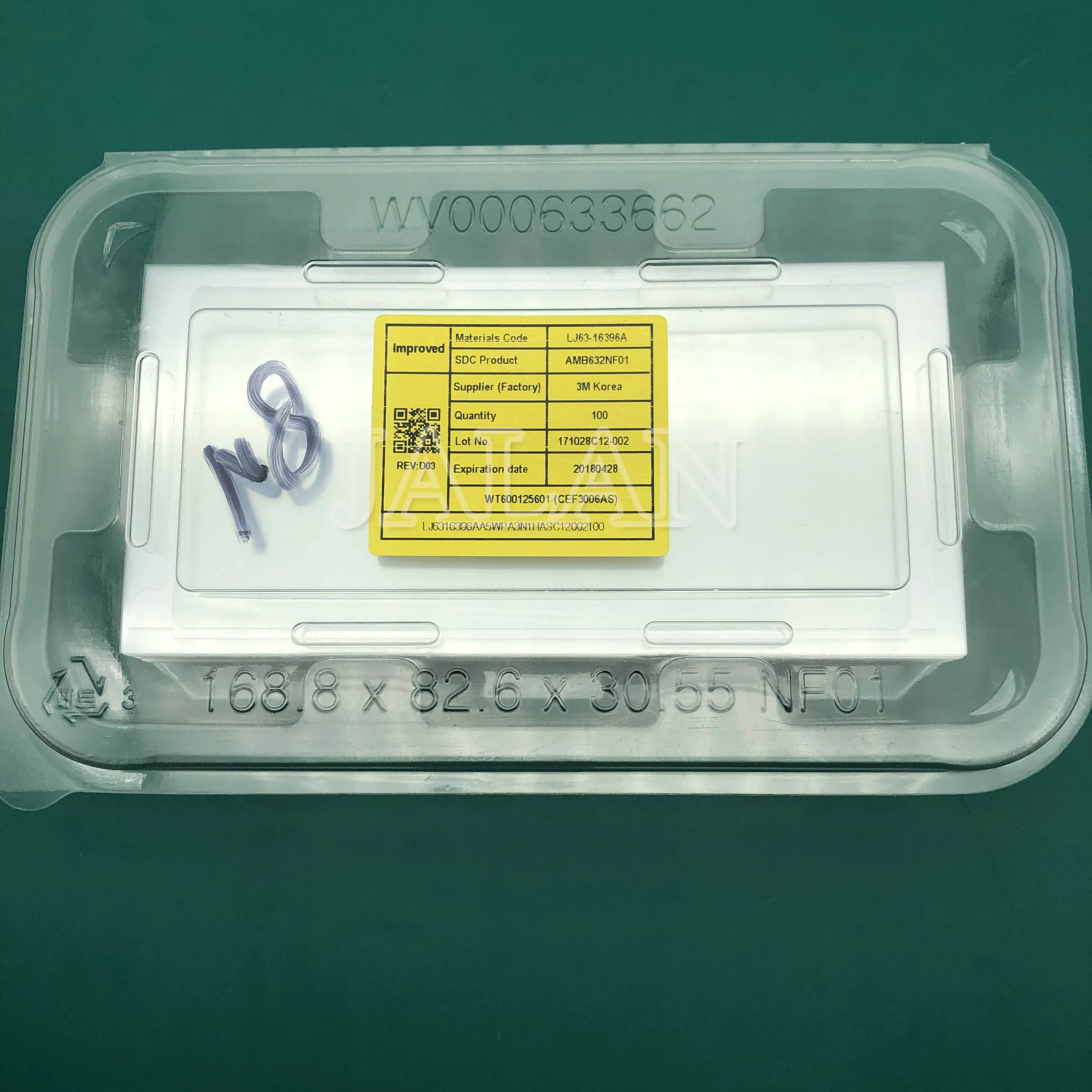 100um 3M Korea OCA glue for Samsung s8 plus Note 8