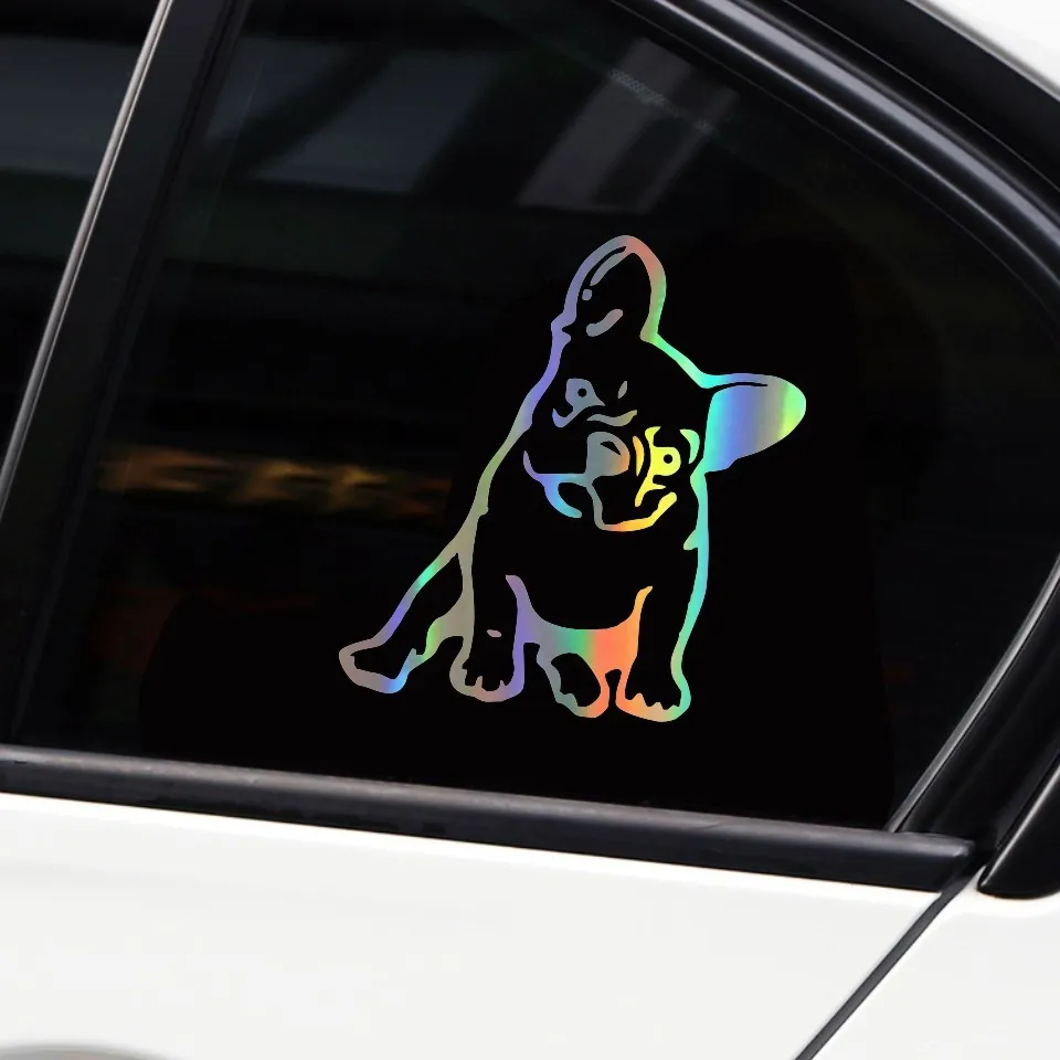 Cunymagos FRENCH BULLDOG Dog Vinyl Decal Window Decoration Lovely Animal Car Sticker Car Body Fashon Sticker Funny Car Styling 11.512 (9)