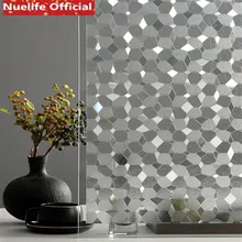 3D толстая шестиугольная картина Электростатическая стеклянная пленка гостиная спальня ванная комната раздвижная офисная дверь конфиденциальности Солнцезащитная пленка