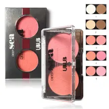 Brand Makeup Cosmetics 2 Colors Powder Blush Flower Diversity 5 Colors Optional