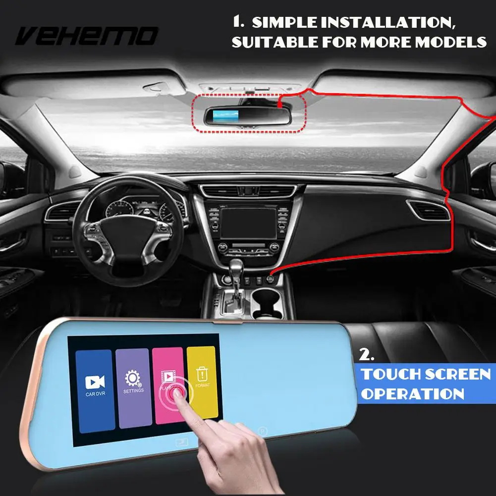 

Driving Recorder Wide Angle Smart Car Dash Cam Vehicle Video Recorder Premium DVR DV