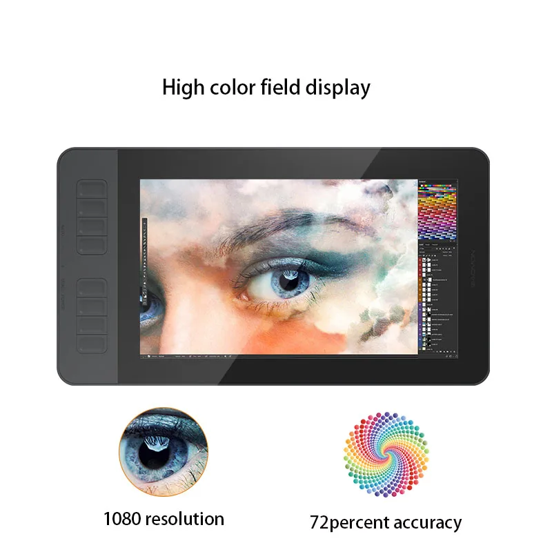 Günstige GAOMON PD1161 IPS HD Graphics Zeichnung Digital Tablet Monitor Pen Display mit 8 Verknüpfung Tasten   8192 ebenen Batterie  freies Stift