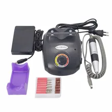 Профессиональный маникюрный набор для маникюра и педикюра, электрическая пилка для ногтей с низким уровнем шума и вибрации