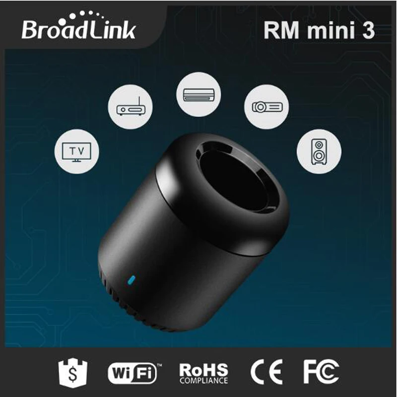 Broadlink RM Mini 3 Модуль Автоматизации умного дома беспроводной WiFi+ ИК пульт дистанционного управления универсальный переключатель интеллектуальная работа с Alexa