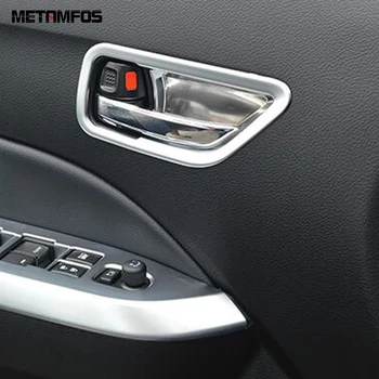 

Car Accessories For Suzuki Vitara Escudo 2015 2016 2017 2018 ABS Matte Interior Door Handle Bowl Cap Cover Moulding Trim Sticker
