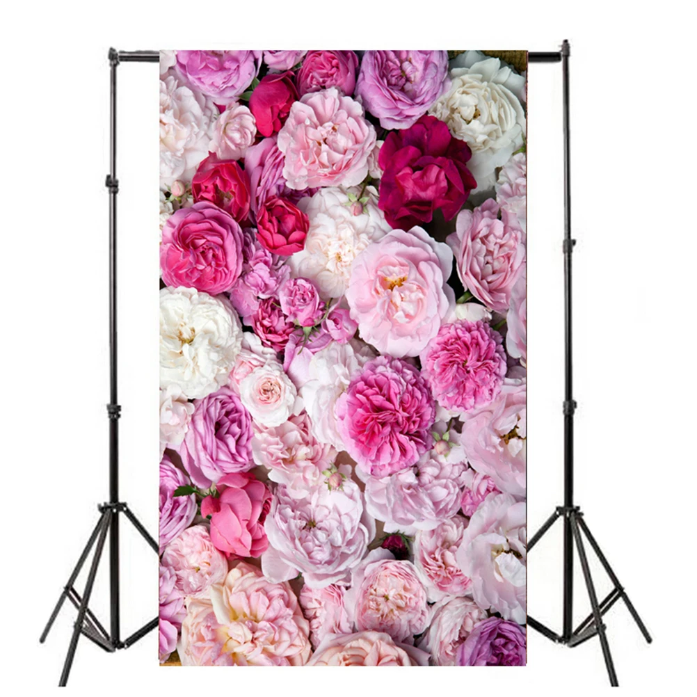 90x150 см цветок Фотостудия Фон Ткань 3D Цветочные фотографии фон стены реквизит
