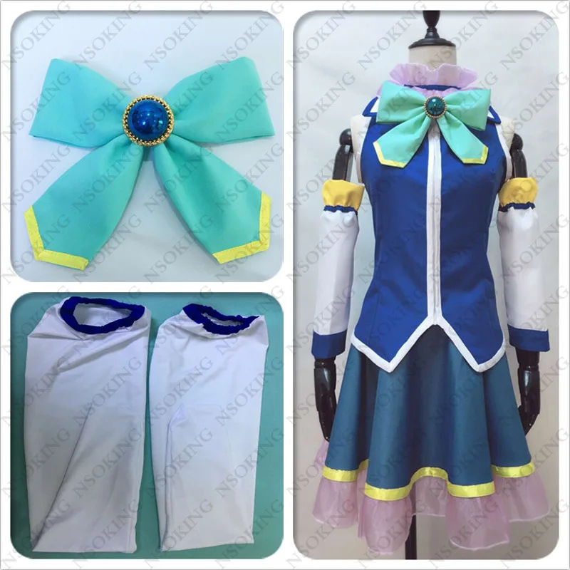 

Kono Subarashii Sekai ni Shukufuku Wo Косплей KonoSuba Aqua Akua костюм портной