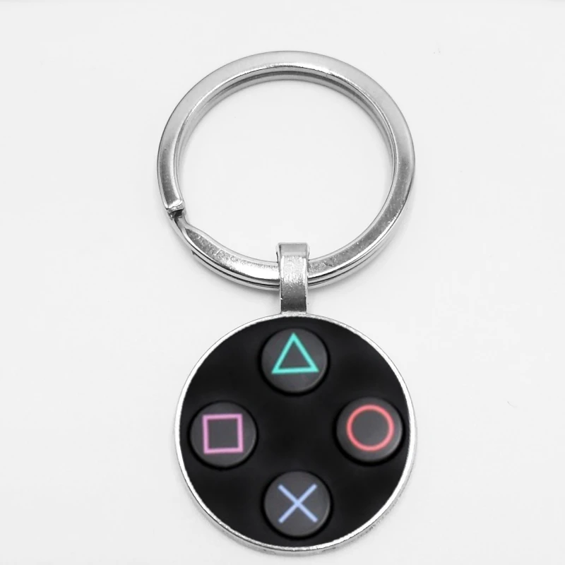 

HOT! Game Controller Key Chain Playstation Perfect Gift Creative Jewelry Video Game Controller Pattern Keychain Gifts for Men