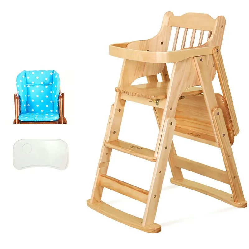 Дополнительный размер, детское кормовое кресло с подарками, большое сиденье, детский стульчик с регулируемой высотой, складное детское кормовое кресло, не требующие инструментов - Цвет: 2
