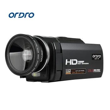 

ORDRO 1080P HD HDV-Z8 3.0 Inch TFT LCD Touch Screen Camcorder 24MP 16X Digital Zoom Camera Anti-shake CMOS