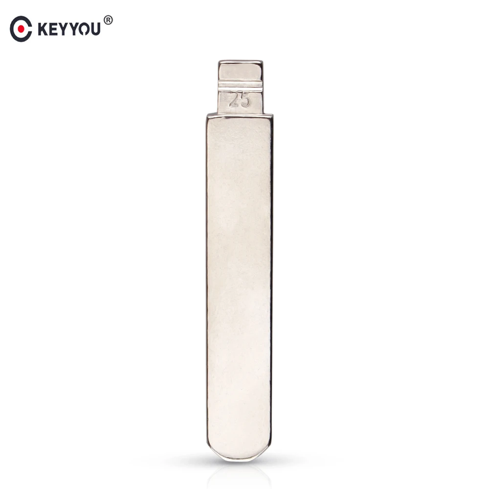 KEYYOU металлическая пустая Складная сменная Автомобильная дистанционная флип