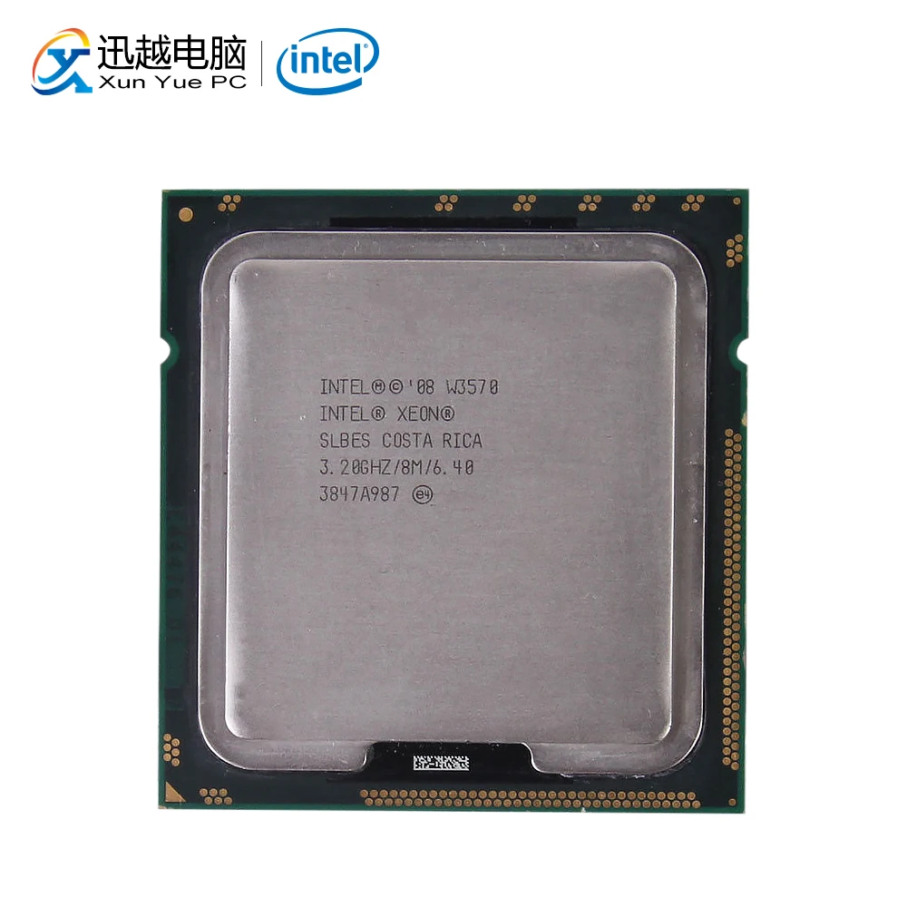 

Intel Xeon W3570 Desktop Processor Quad-Core 3.2GHz L3 Cache 8MB LGA 1366 SLBES 3570 Server Used CPU