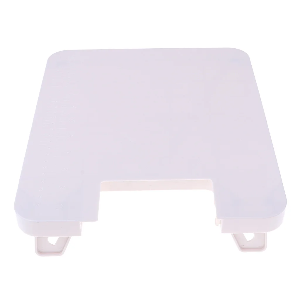 9.76 inch Wide Extension Table for Patchwork & Quilting Free Motion Embroidery, 1Pcs, White