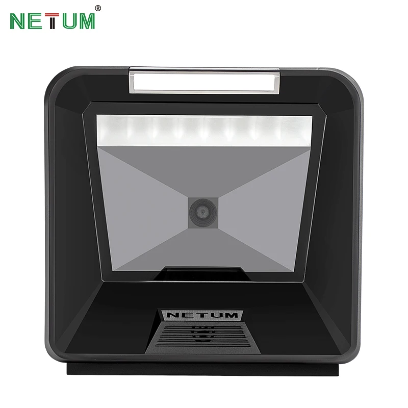 NT-2080 2D/QR احادي الباركود ماسحة مسطحة سطح المكتب الباركود قارئ ل مخزن NETUM