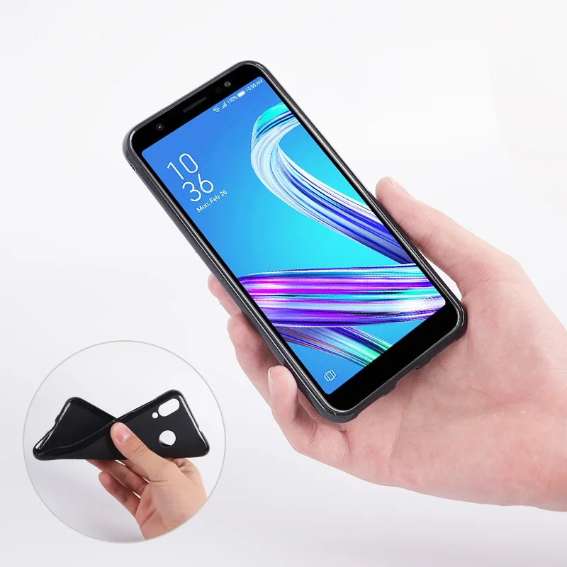Мягкий силиконовый чехол из ТПУ для Asus ZenFone Max M1 ZB555KL силиконовая задняя крышка