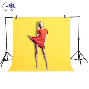 

CY 1.6x4M Photo Backdrop yellow Non-pollutant Textile Muslin Photo Background Studio Photography Screen Chromakey Backdrop Cloth