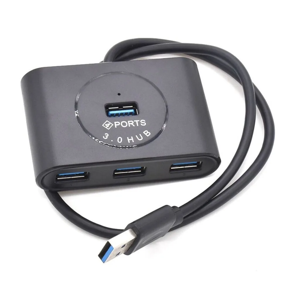 Portable USB 3.0 Hub Splitter Power Adapter 4 Ports HUB Power Supply