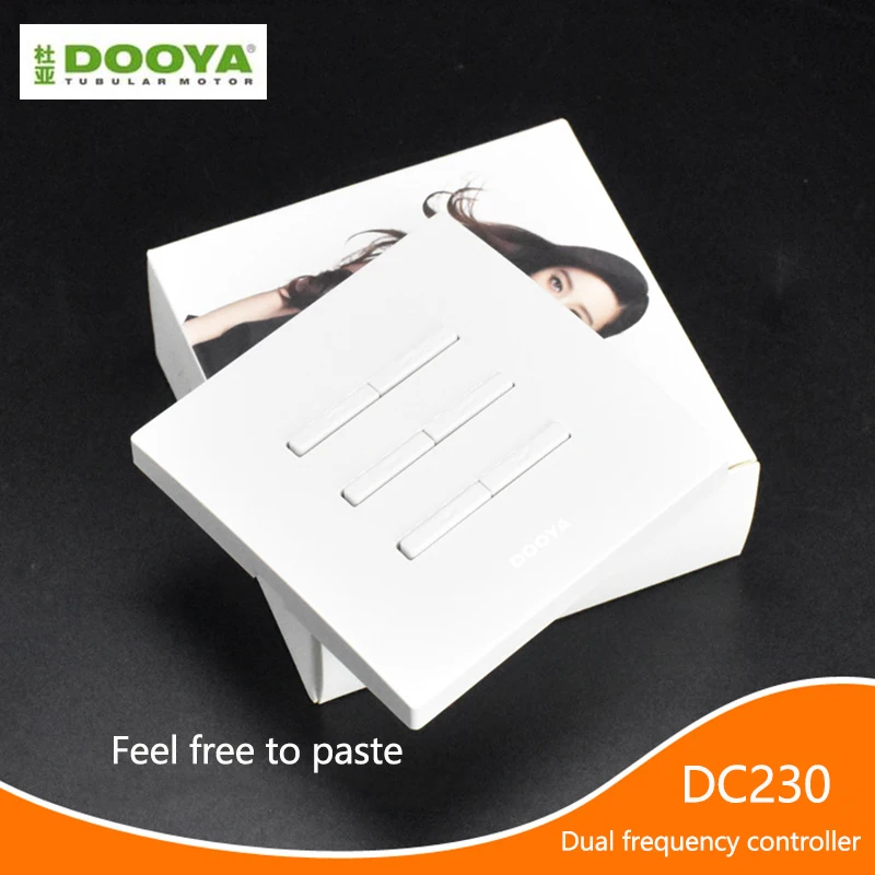 

DC230 Portable Double Channel Emitter Motor Remote Control Support for use with DOOYA Sunflower Aladdin motors