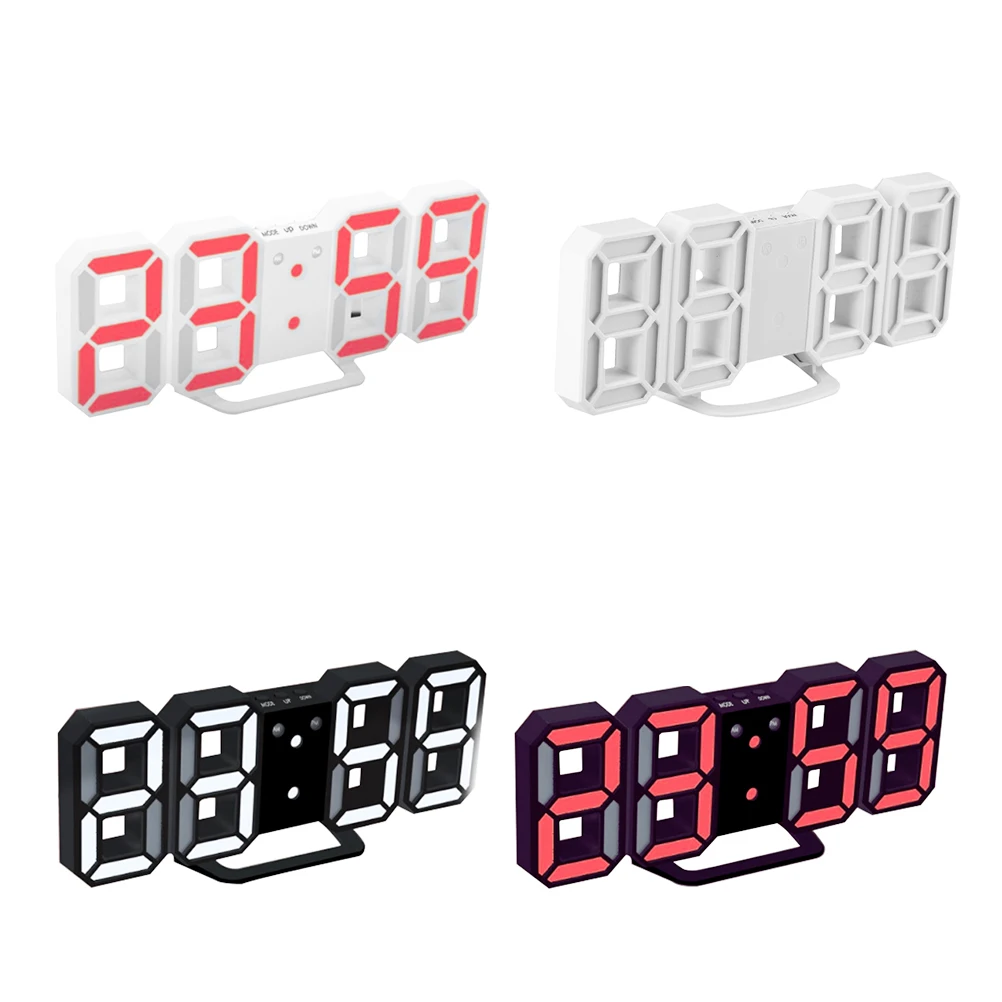 1Set Adjust the LED Brightness Automatically LED Digital Alarm Clock