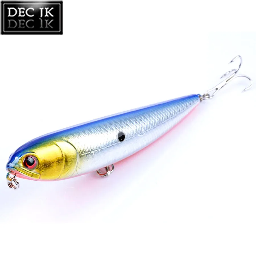 Plastic Hard Floating Pencil Sea Fishing Lure Wobblers For Pike Trolling 1PCS Saltwater Fake Artificial Bait For Fishing Tackle (5)