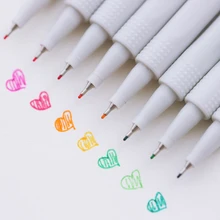18/26 Цвета рисунок ручки Fineliner ручка 0.4 мм тонкой ручкой эскиз Маркеры для рисования