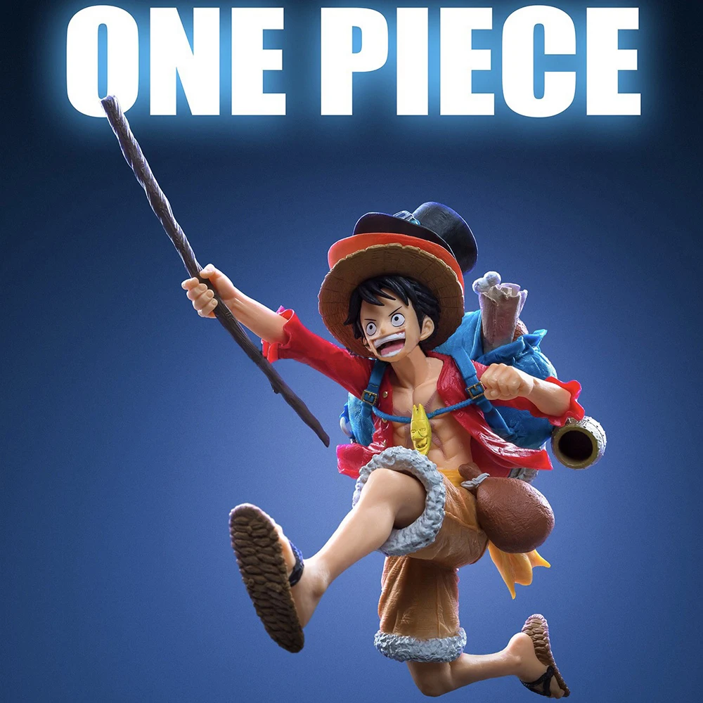 Аниме цельная обезьянка D Luffy фигурка Juguetes Running с Сабо Ace Hat Коллекционная модель
