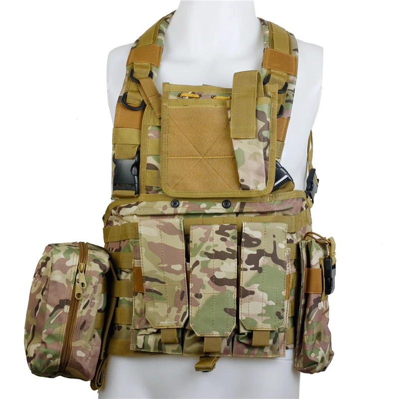 Тактический жилет CQC RRV Molle для страйкбола армейский боевой штурмовой нагрудный