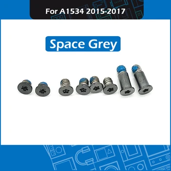 

50set/Lot Space grey for Macbook Retina 12" A1534 Bottom Case Screw set Laptop Lower cover screws 2015 2016 2017 Year