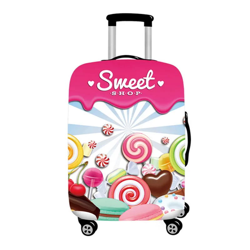 SEREQI stylish elastic suitcase case. Suitable for 18-32 inch trolley luggage dust cover trunk lid luggage protection cover SEREQI stylish elastic suitcase case. Suitable for 18-32 inch trolley luggage dust cover trunk lid luggage protection cover