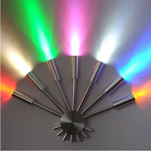 New 7 Color Led Wall Lamp Red Blue Yellow Cool White Warm New 7 Color Led Wall Lamp Red Blue Yellow Cool White Warm Purple Spot Light