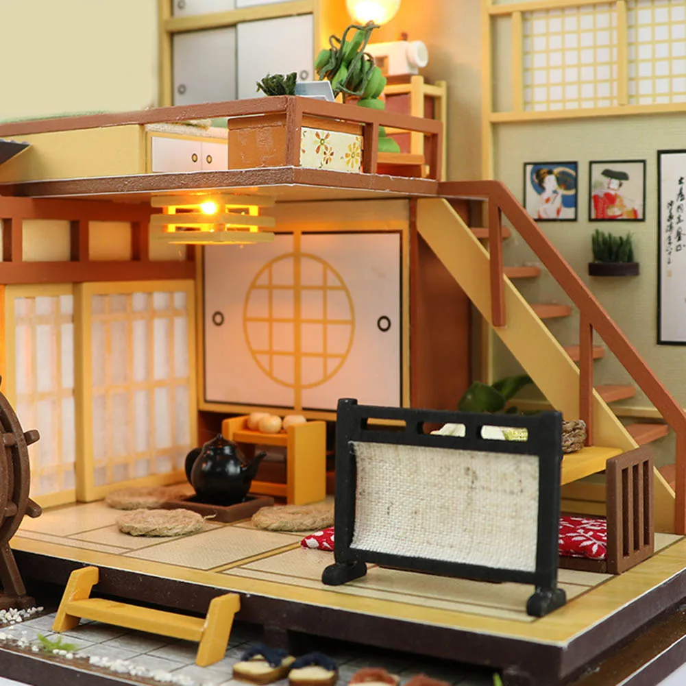 1 шт. кукольный домик DIY модель дома сборная игрушка японский стиль подарок на день Святого Валентина YJS Прямая поставка