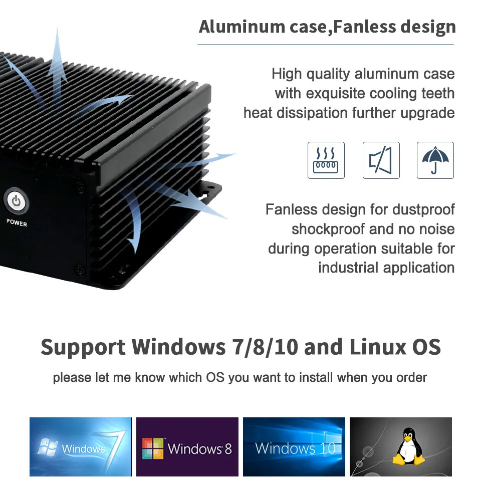 fanless Embedded Computer 12
