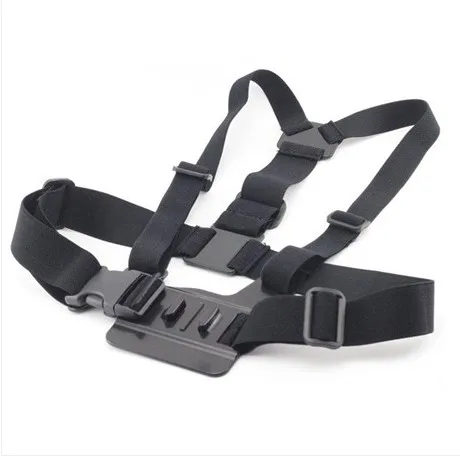 Для Go Pro Verstelbare Borst Body Statief Harness Riem Mount zwart Voor Gopro Hero 4 3 + 2 Sj4000 Xiaomi Yi аксессуары для