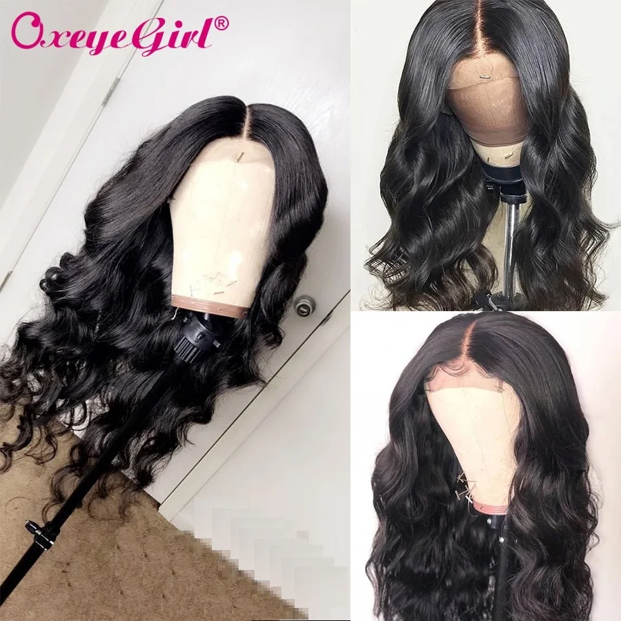 

Oxeye girl 360 Lace Frontal Wig Lace Front Human Hair Wigs Pre Plucked With Baby Hair Brazilian Body Wave Wig Remy Hair Lace Wig