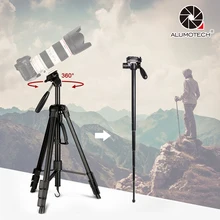 Портативный 21.3 “~ 70” мульти-Функция штатив монопод для фотографии Камера видео Studio Плёнки путешествия для DSLR с сумка