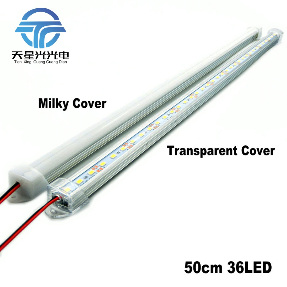 TXG 5 шт./лот 50 см DC12V 5730 светодиодный жесткой полосы светодиодный ламповый светодиодный бар потолочные светильники с U алюминиевый корпус+ PC чехол