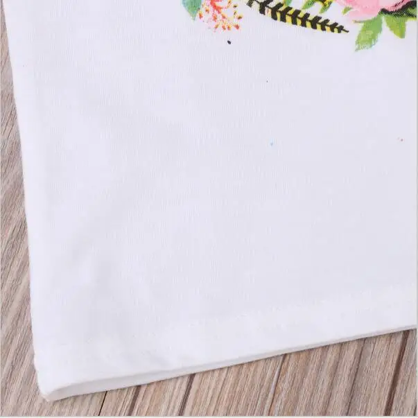 Big Sister Clothes Baby Boy Girl Cotton Romper Tops Shirt  big Brother t shirt Outfits Set Clothes Summer flower letter T shirt (2)