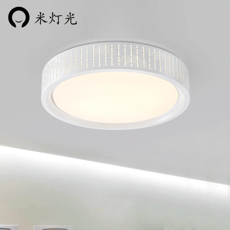 

Modern Simple Led Acrylic ceiling lights, Round White/Black Color for living room bedroom home Light Fixture
