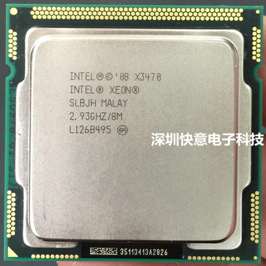 

Intel Xeon Processor X3470 Quad-Core LGA1156 PC computer Desktop CPU 100% working properly Desktop Server Processor CPU