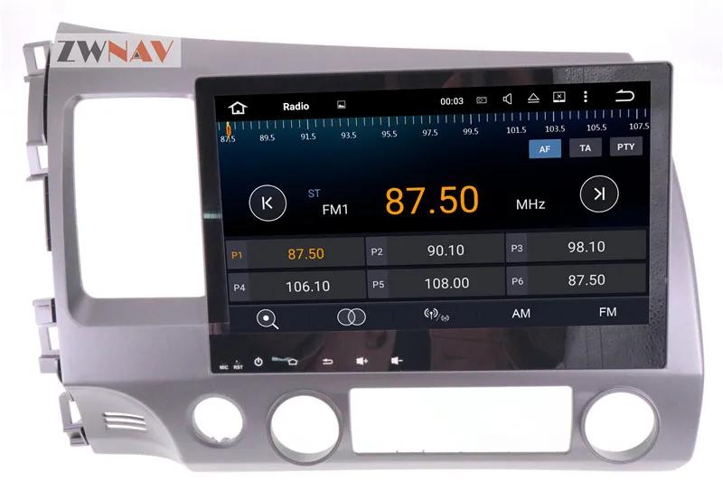 

10.1 inch Android 7.1 Car CD DVD player big screen auto player head unit for Honda Civic sedan 2007-2011 GPS navigation radio